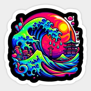 hokusai Sticker